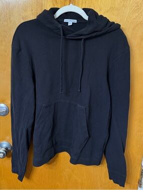 James Perse Black Pullover Hoodie